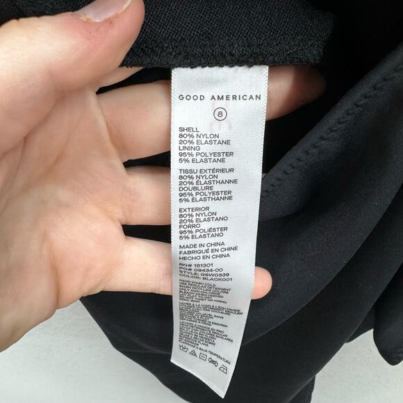 Good American Swimsuit Size 5X Black Good Compression Show Up One-Piece New - Picture 6 of 6